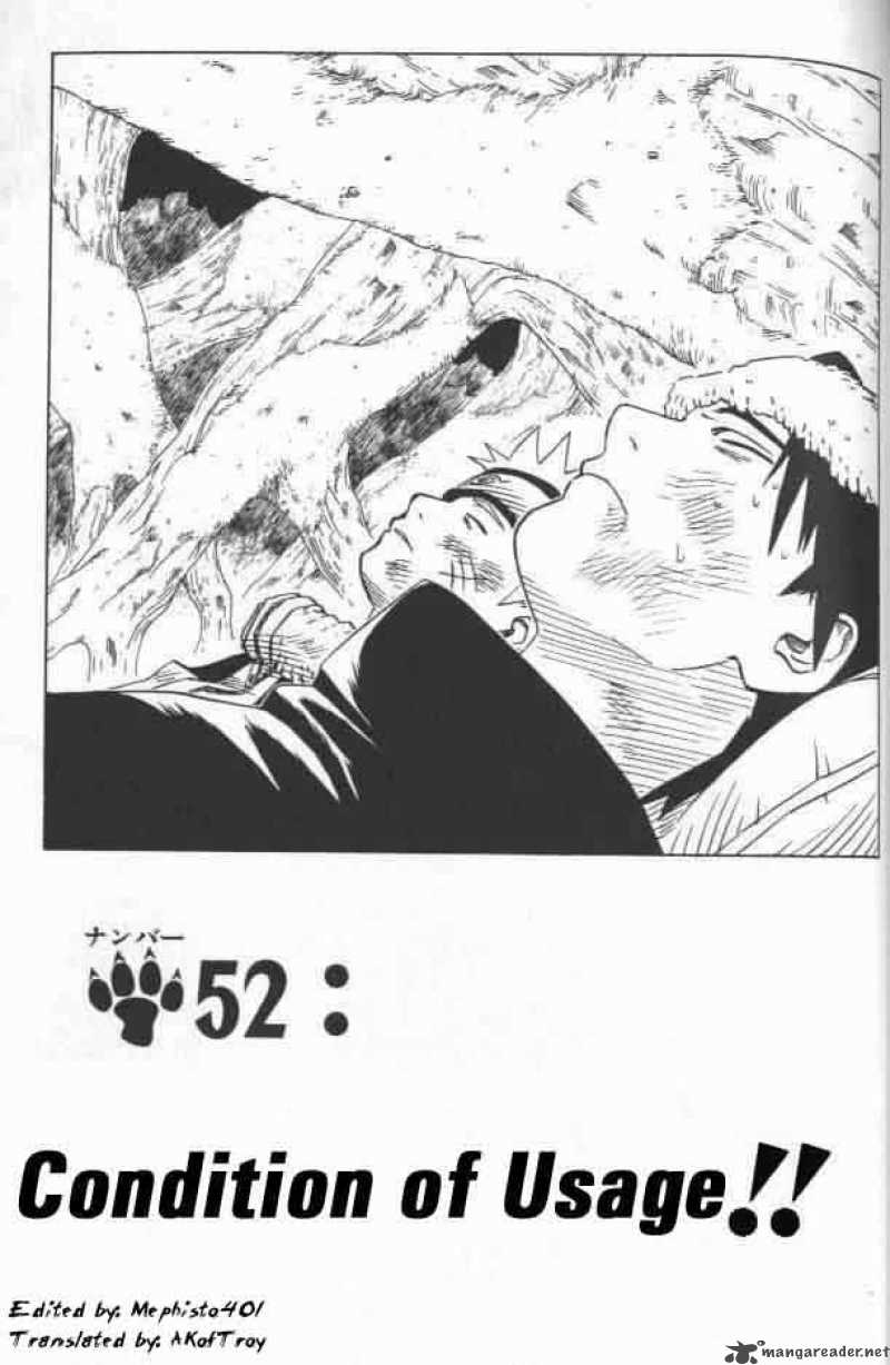 Naruto Chapter 52 - Page