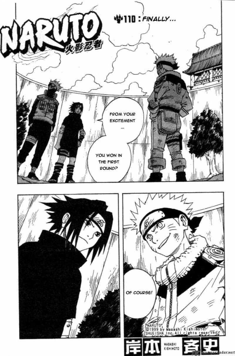 Naruto Chapter 110 - Page