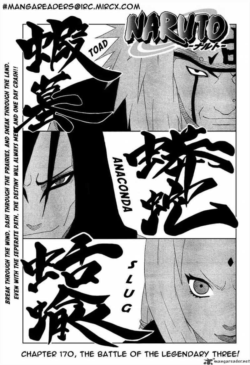 Naruto Chapter 170 - Page