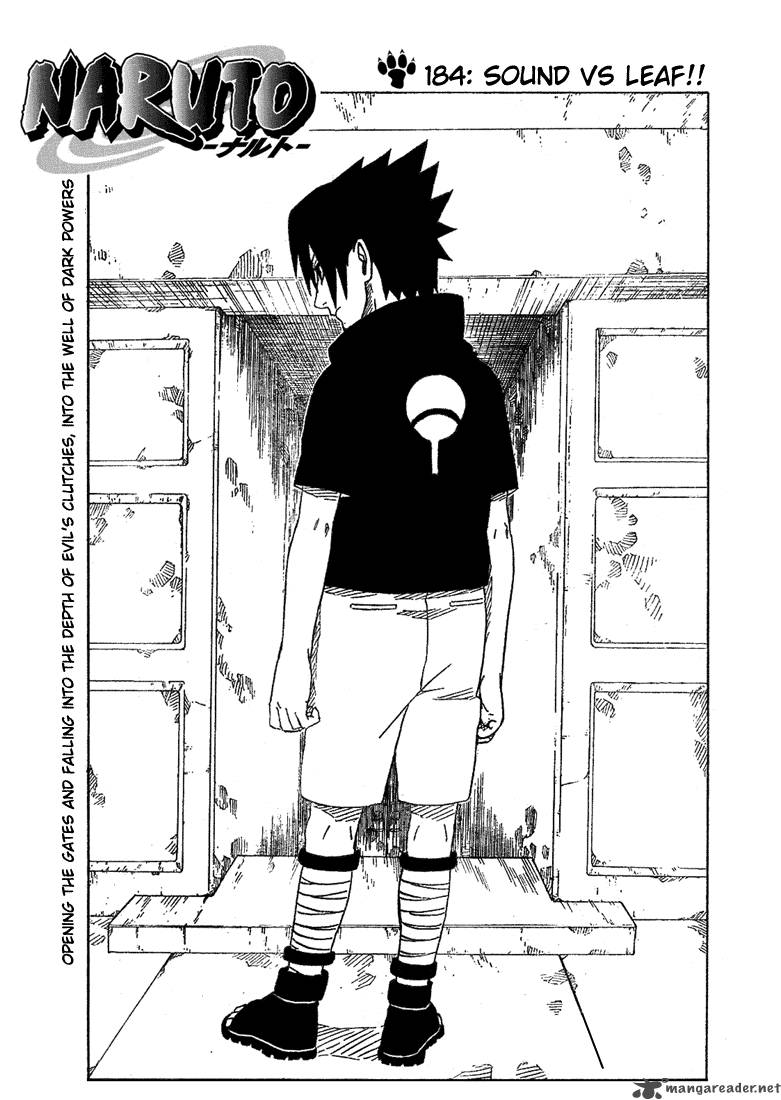 Naruto Chapter 184 - Page