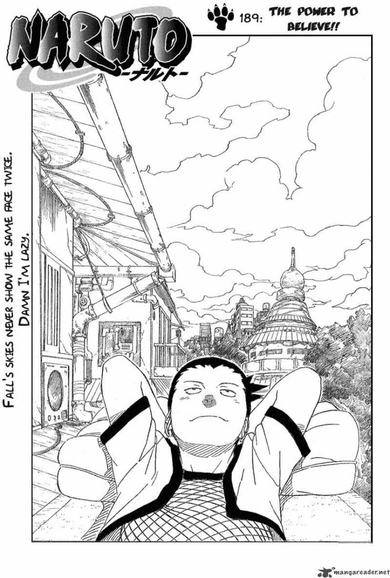 Naruto Chapter 189 - Page