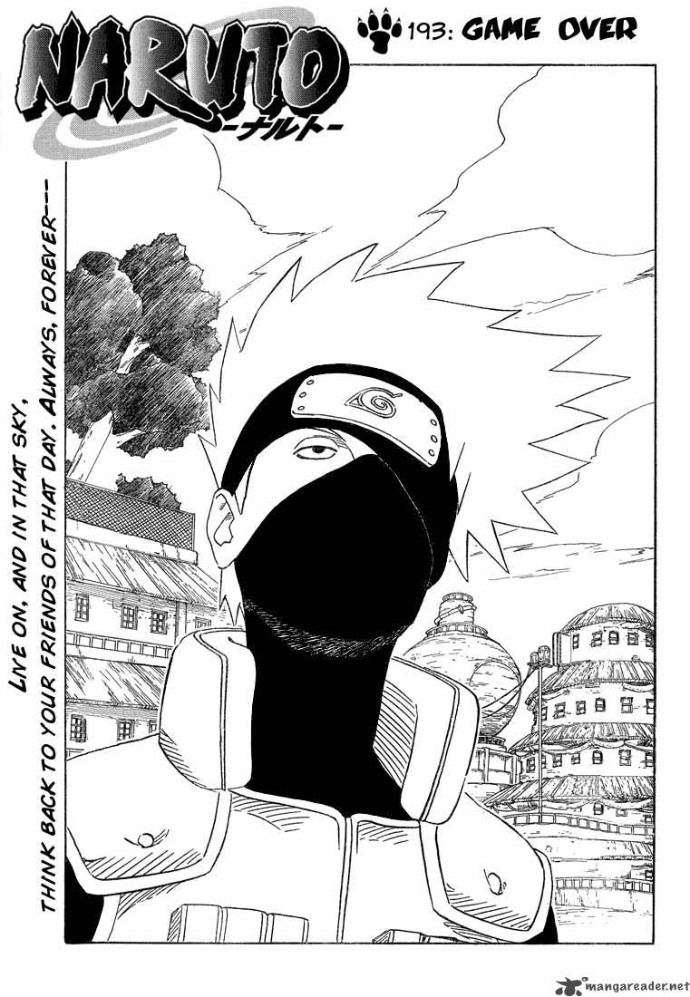 Naruto Chapter 193 - Page