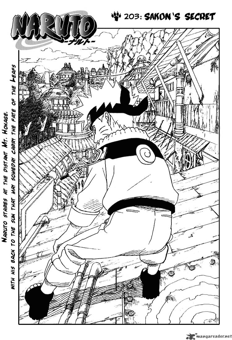 Naruto Chapter 203 - Page