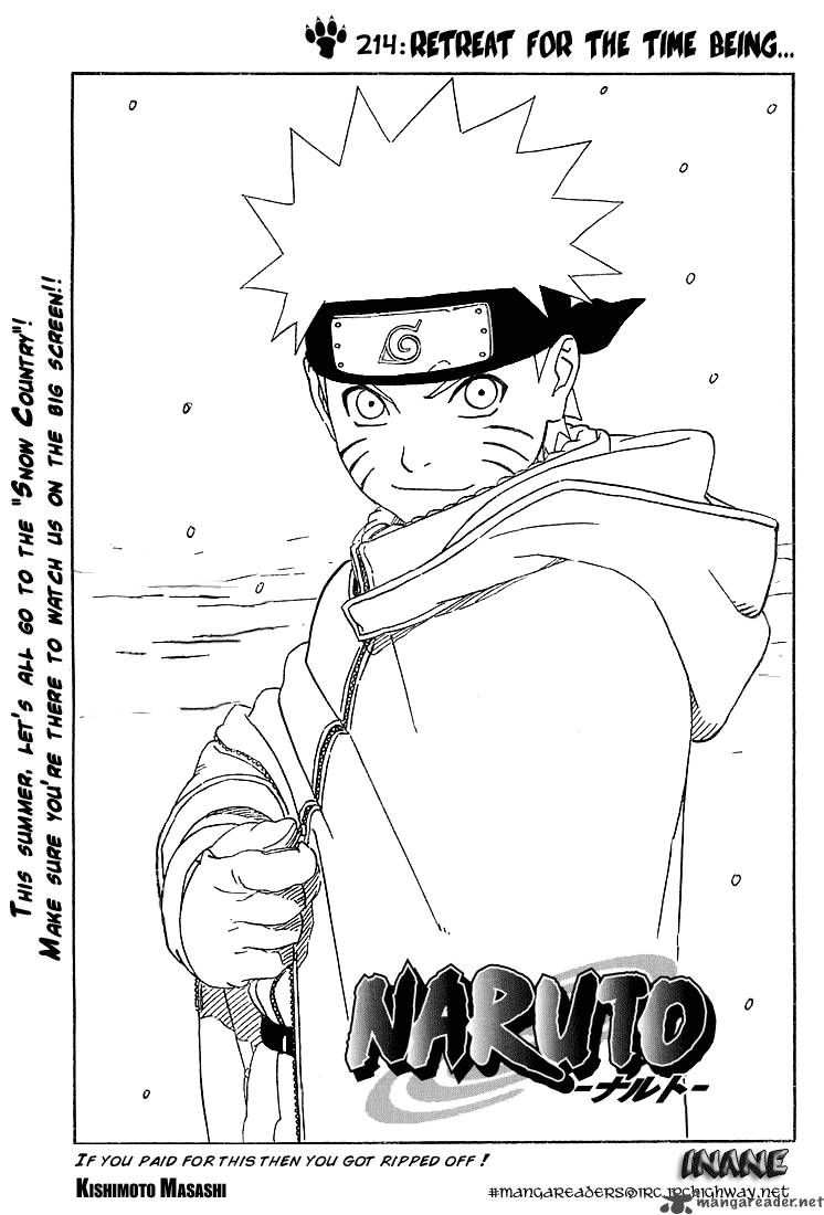 Naruto Chapter 214 - Page