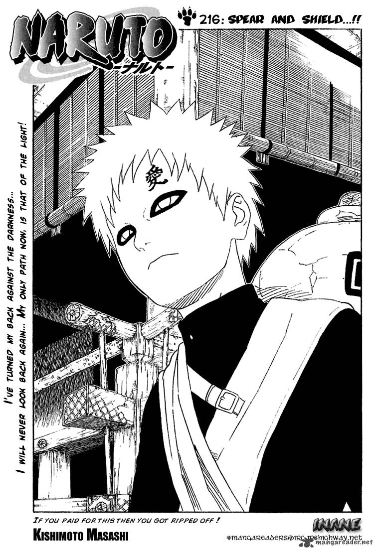 Naruto Chapter 216 - Page