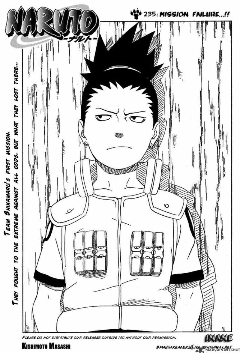 Naruto Chapter 235 - Page