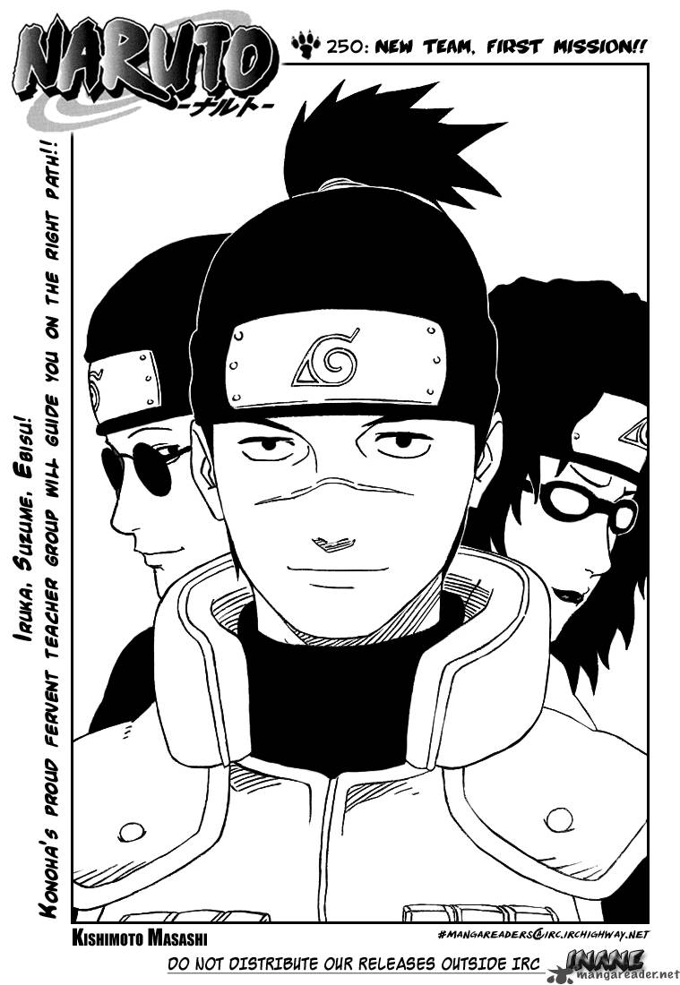 Naruto Chapter 250 - Page