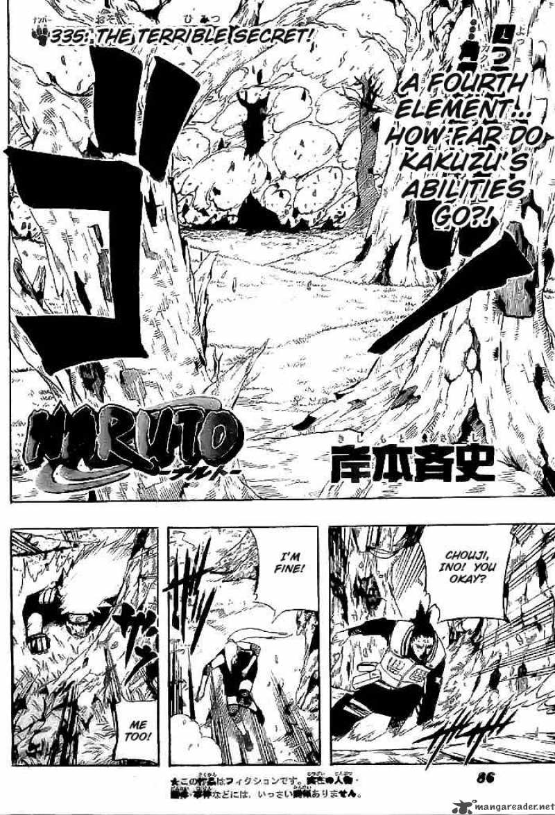 Naruto Chapter 335 - Page
