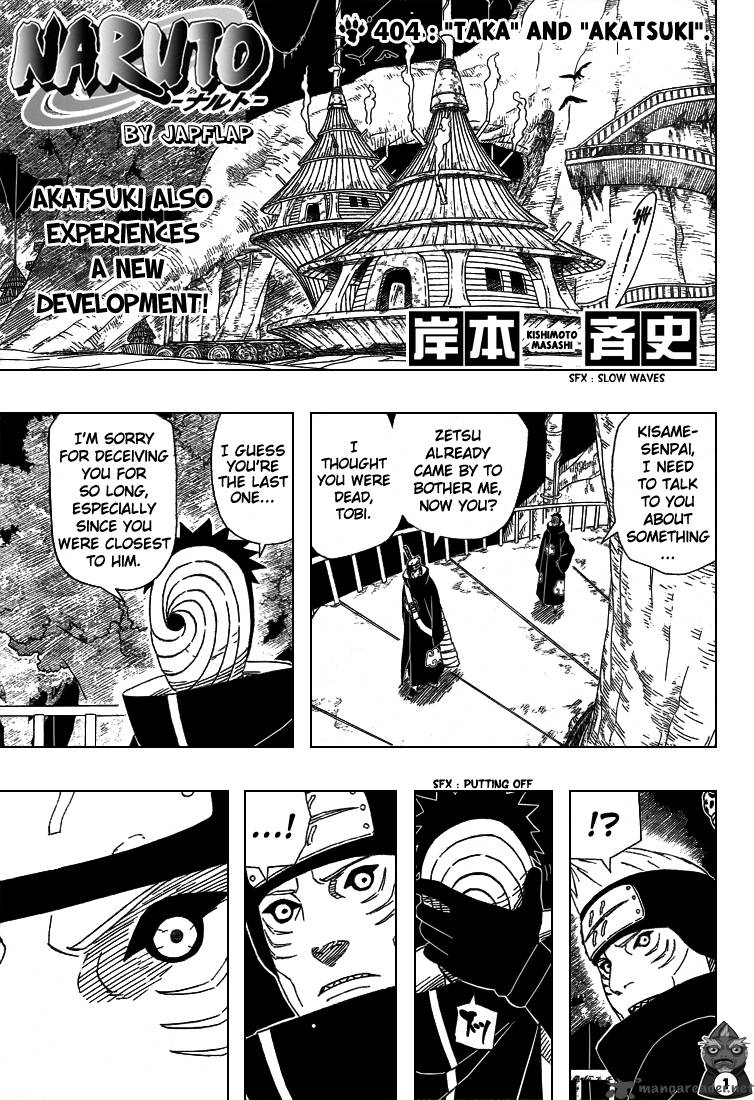 Naruto Chapter 404 - Page