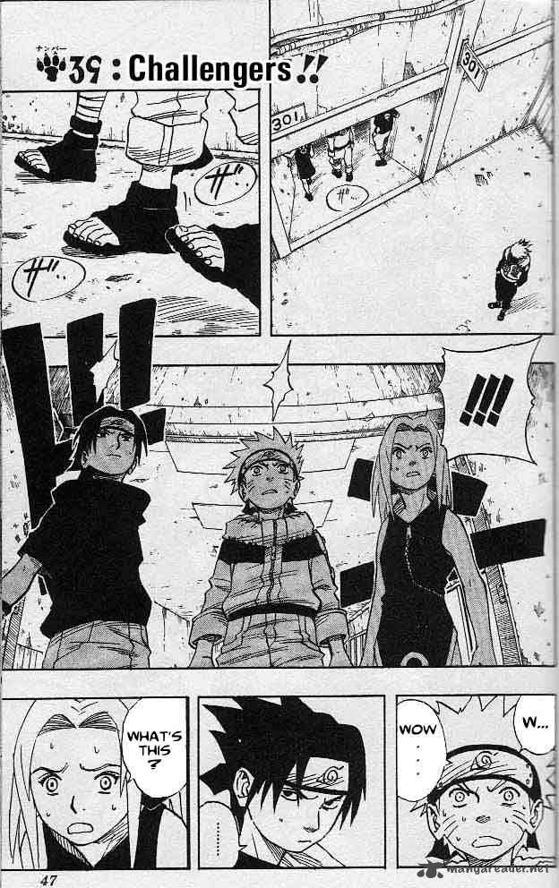 Naruto Chapter 39 - Page
