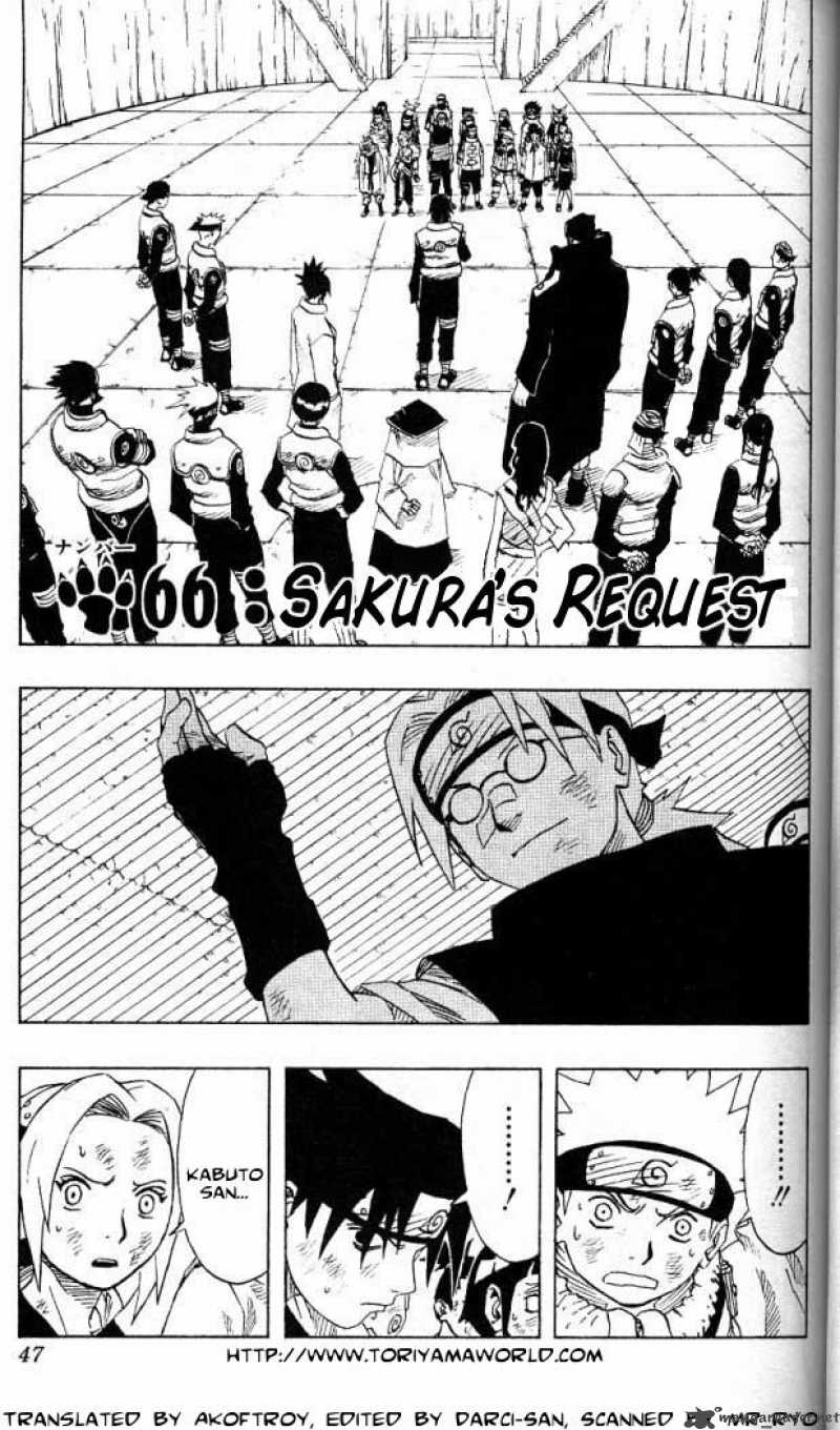 Naruto Chapter 66 - Page