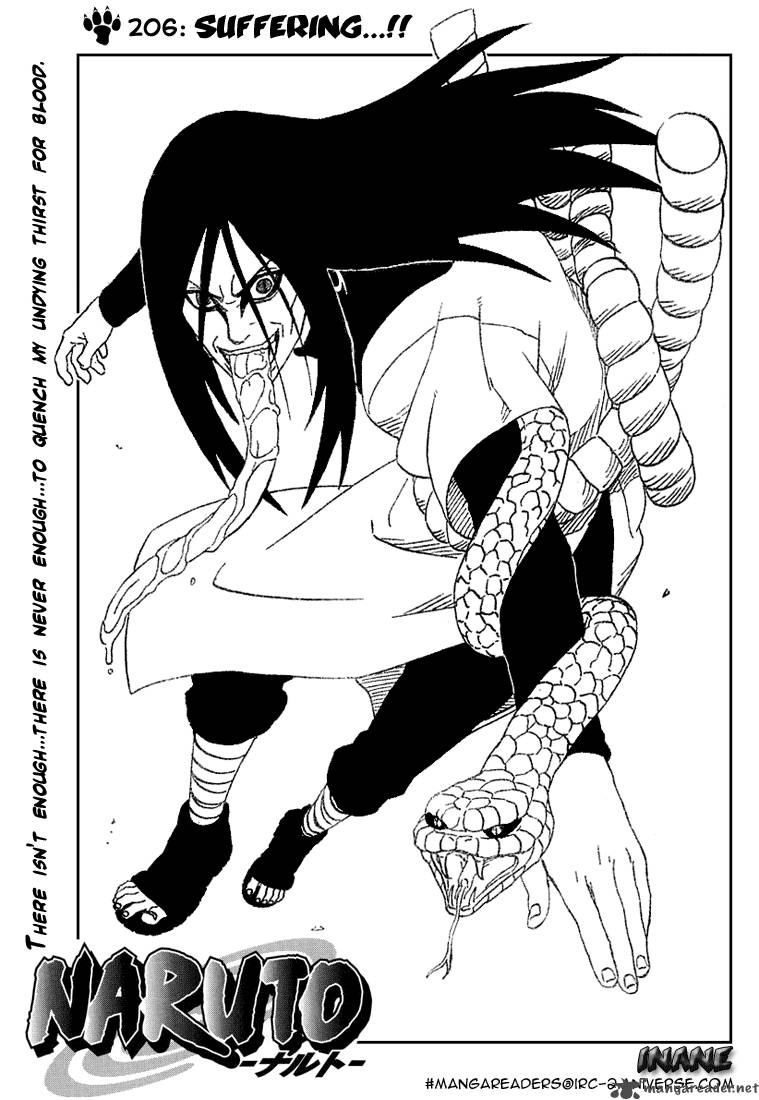 Naruto Chapter 206 - Page