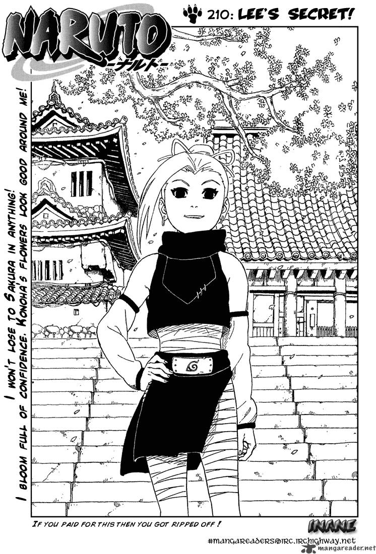 Naruto Chapter 210 - Page
