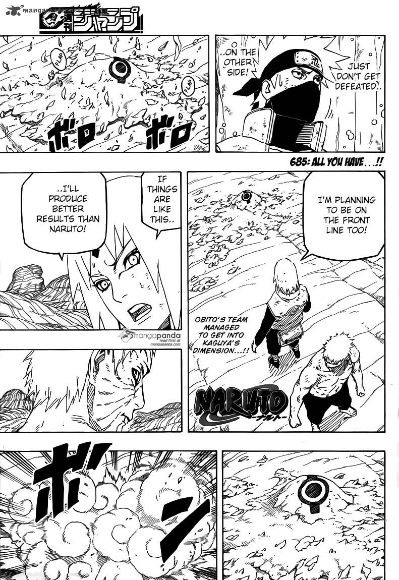 Naruto Chapter 685 - Page