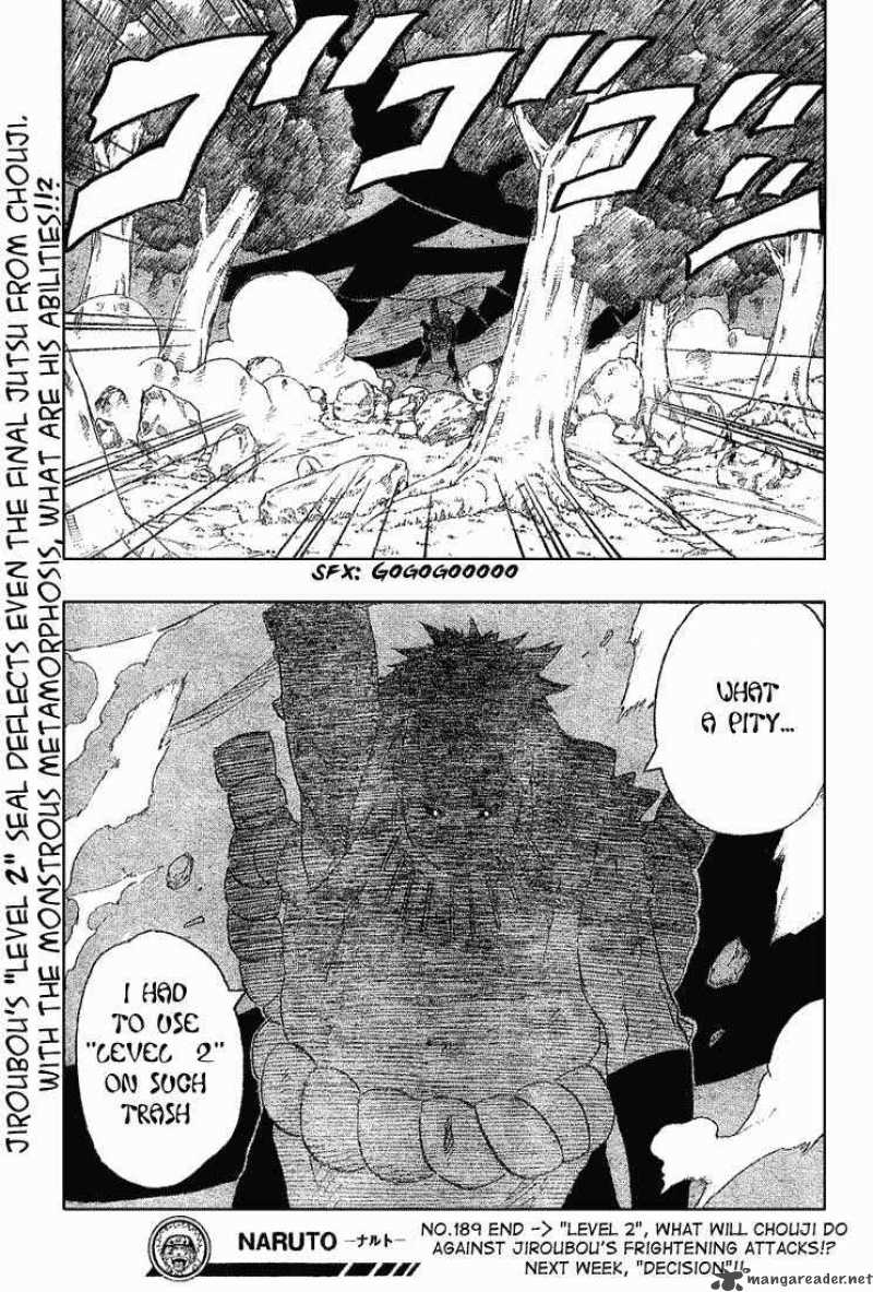 Naruto Chapter 189 - Page